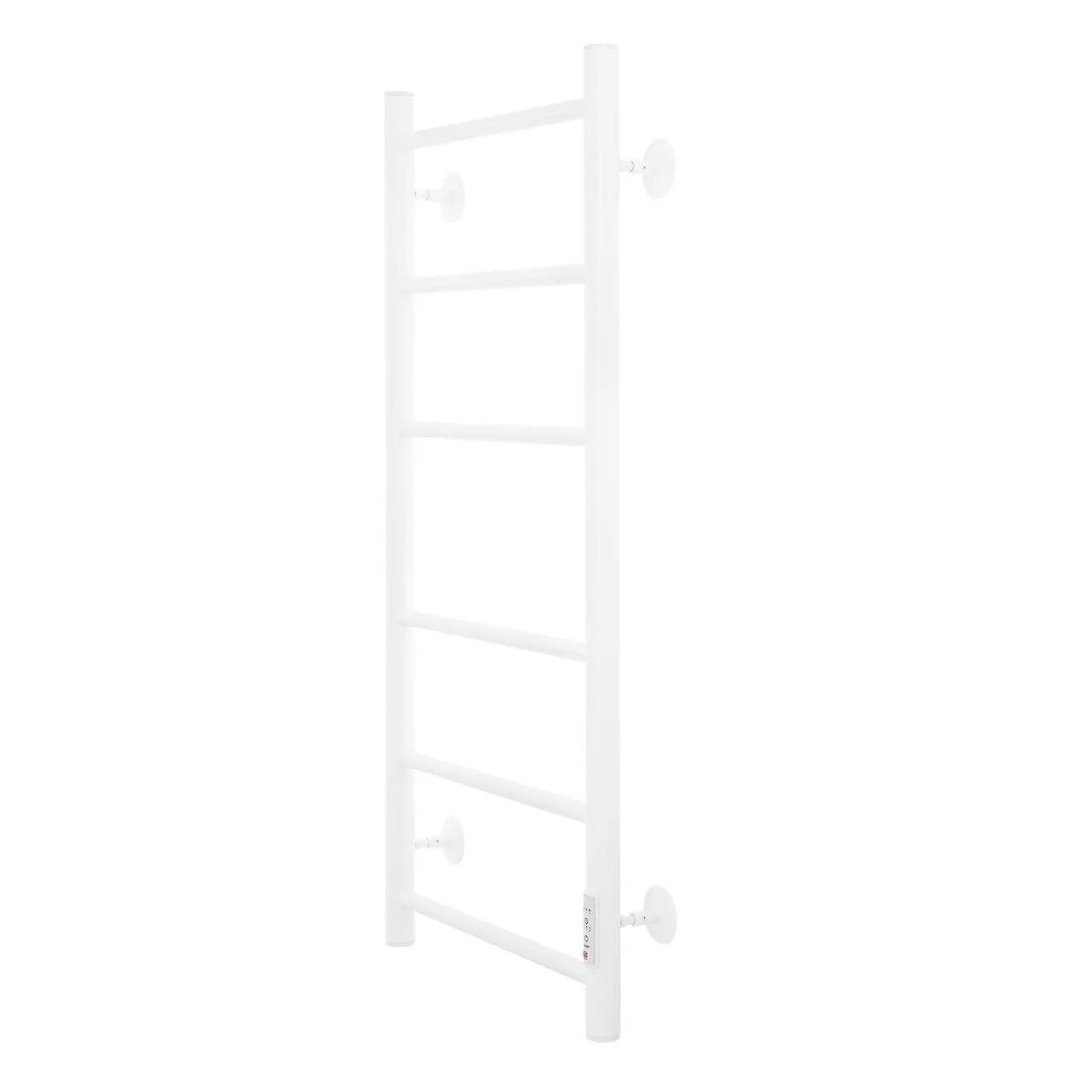 Полотенцесушитель электрический Energy Round 900x400 с таймером, белый матовый