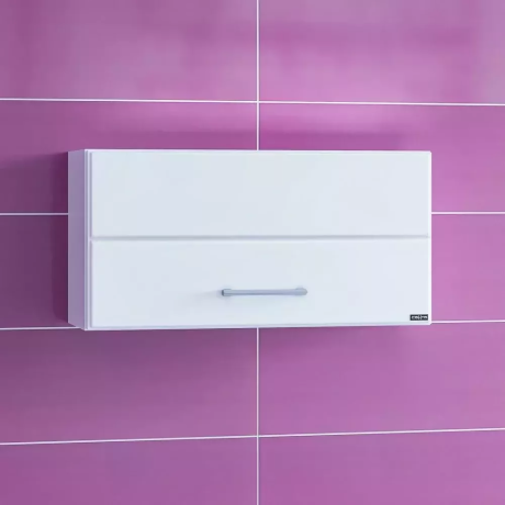 Шкаф навесной Санта Омега 60х30 горизонтальный, белый