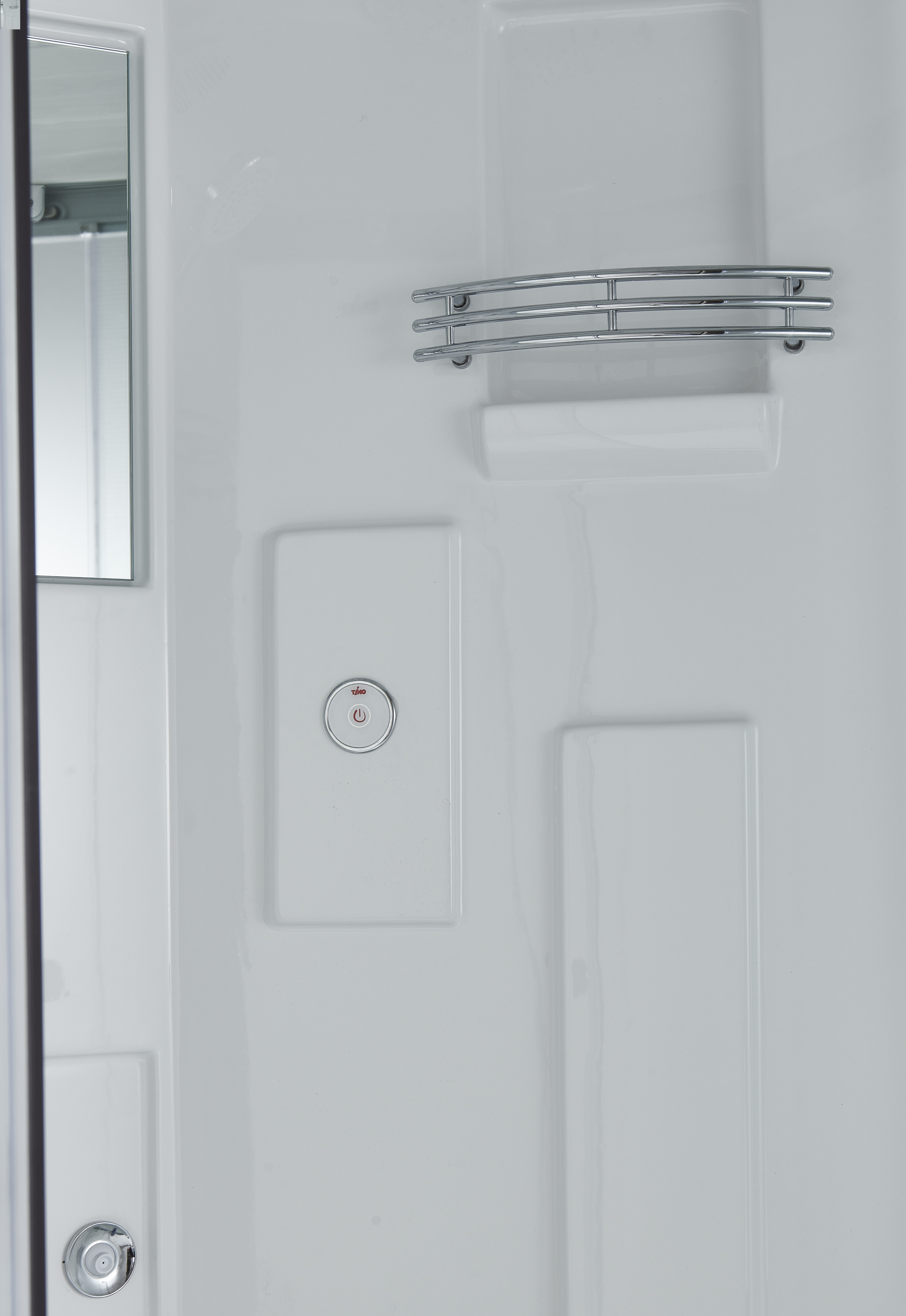 Душевая кабина Timo Lux T-7709 NEW 90*90*225, турецкая баня хамам, стульчик прозрачный