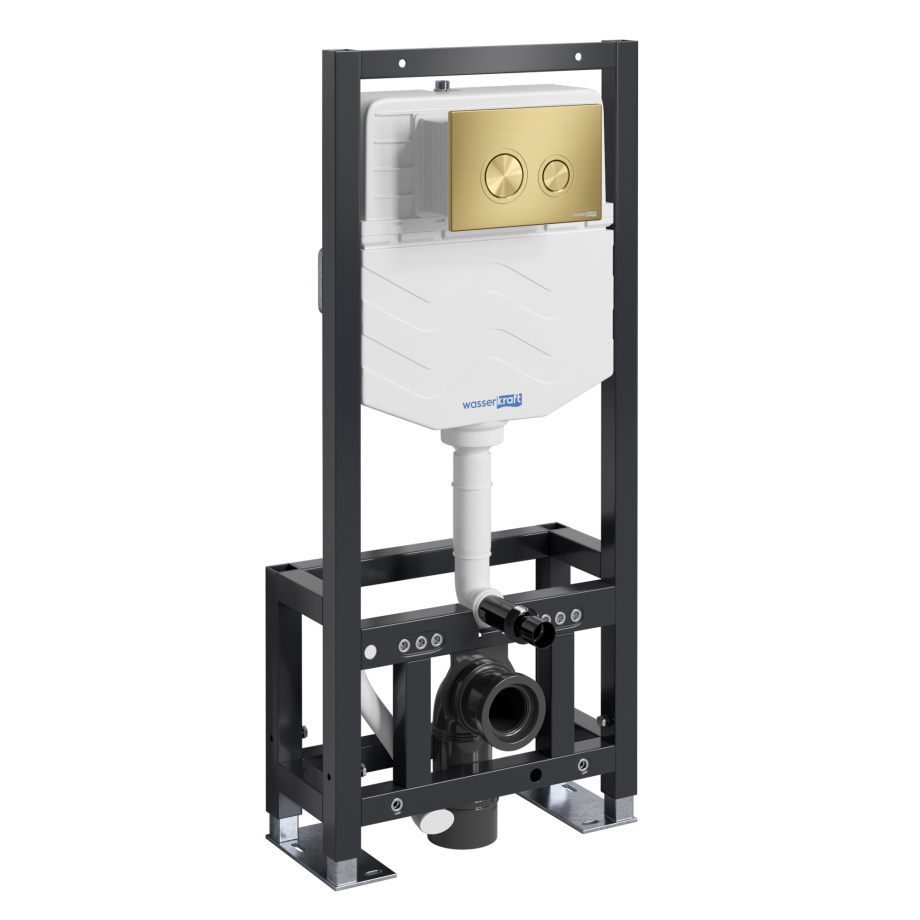 Инсталляция WasserKraft Dill 61TLT.010.ME.MG01 для подвесного унитаза, с кнопкой