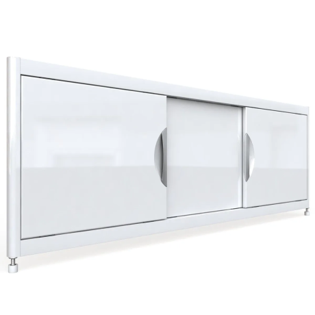 Экран под ванну Emmy Малибу 150 раздвижной белый