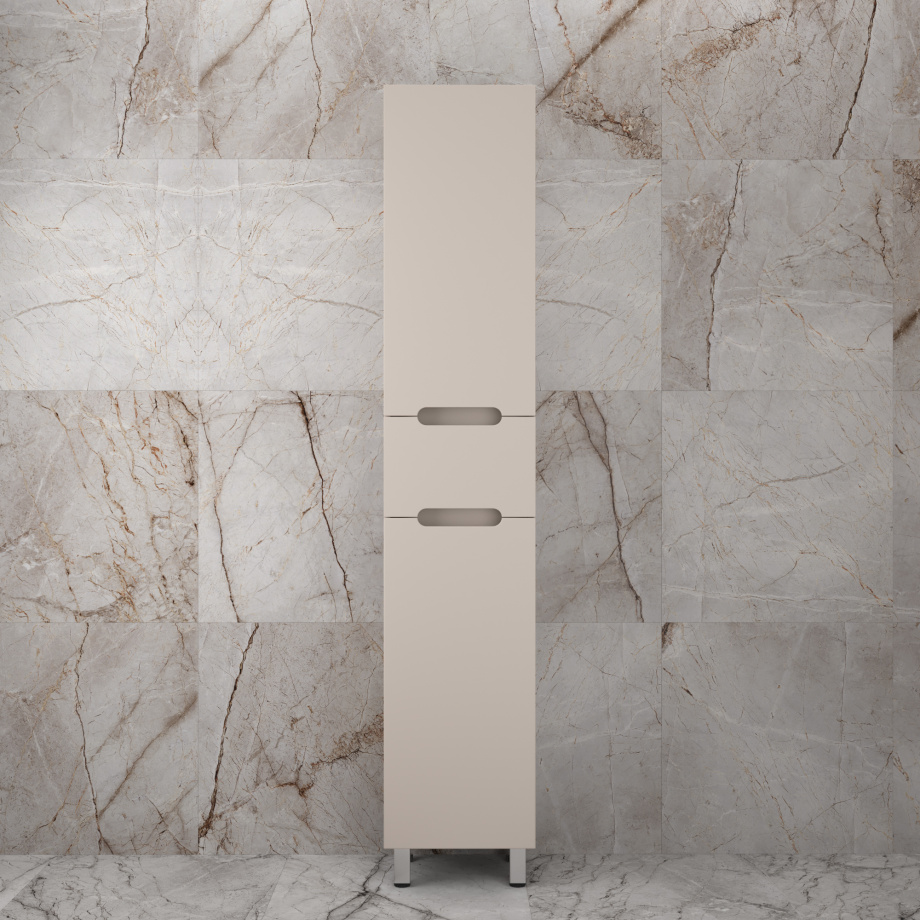 Пенал напольный Style Line Матис 36 см 1 ящик, Крем, PLUS