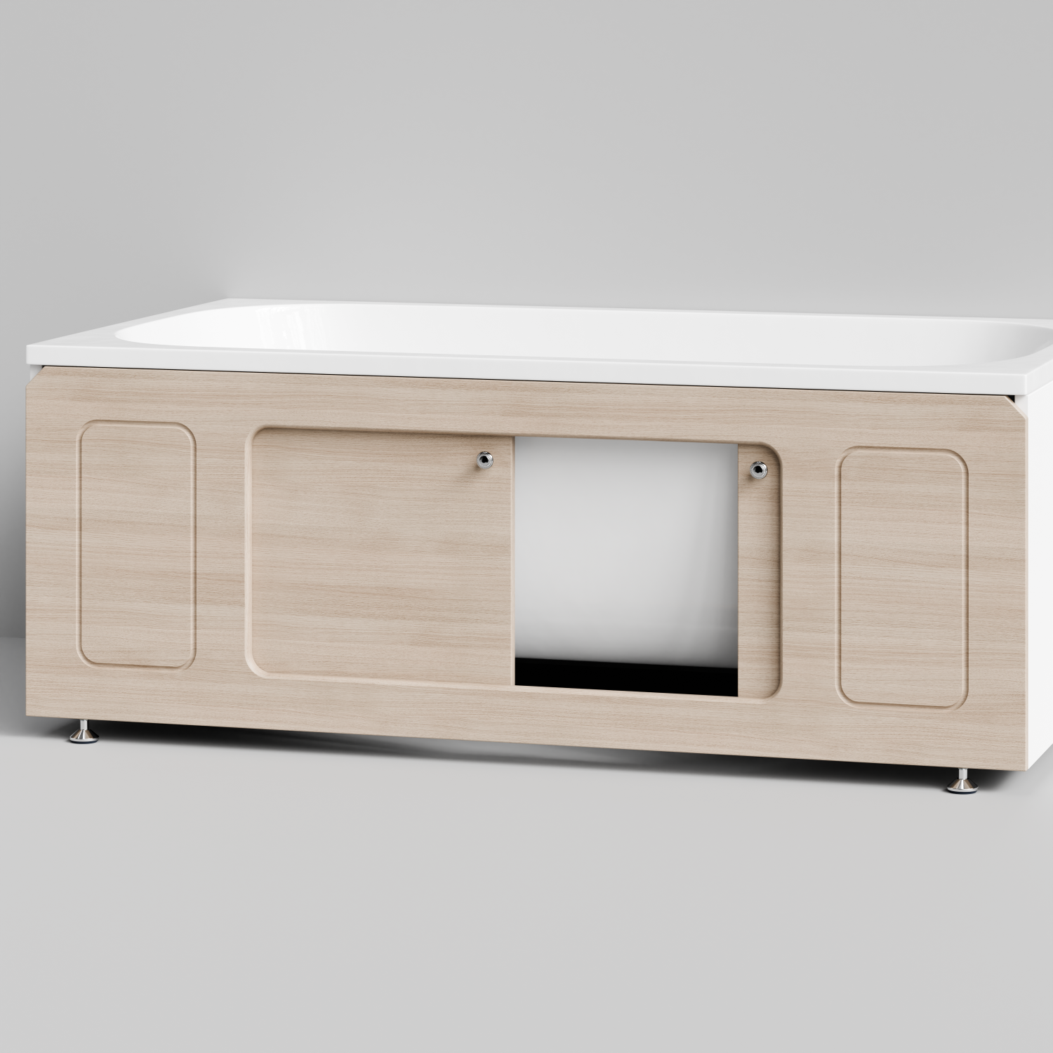 Экран под ванну Vod-ok Лидер 150 раздвижной дуб