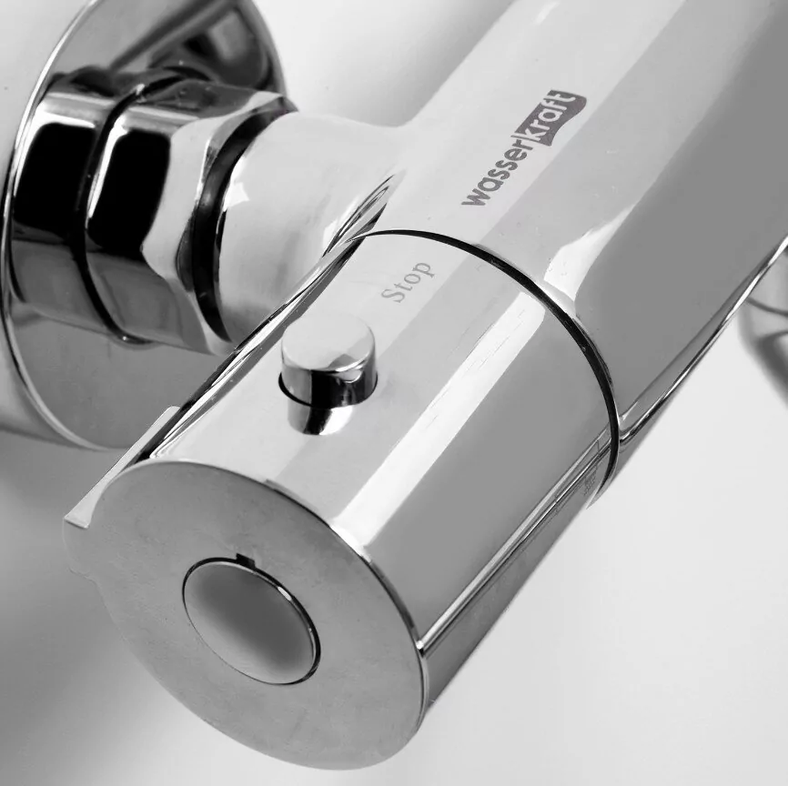 Смеситель для ванны WasserKraft Berkel 4822L Thermo хром