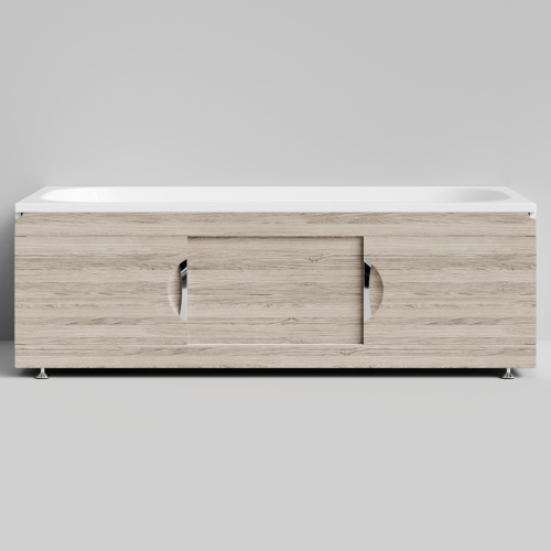 Экран под ванну Vod-ok Топ 170 раздвижной Дубослив ореховый светлый