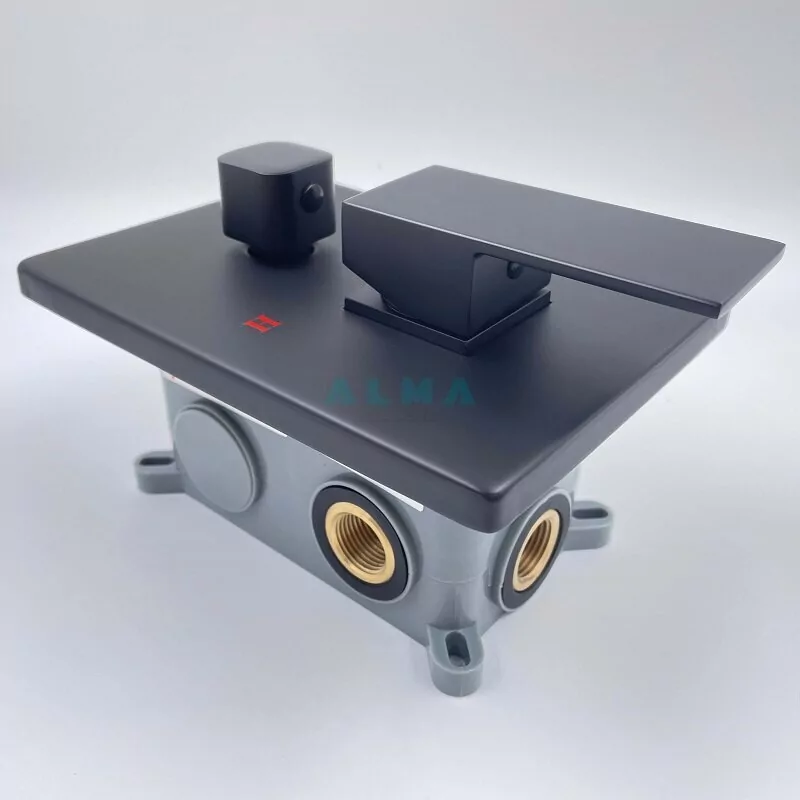 Душевой комплект ALMAes Elbe TVZ-0811 черный матовый