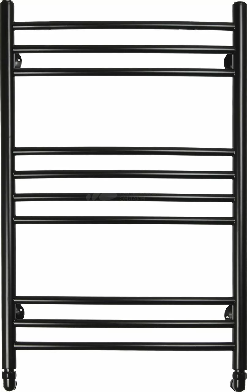 Полотенцесушитель водяной Domoterm Калипсо П10 500х800 черный матовый