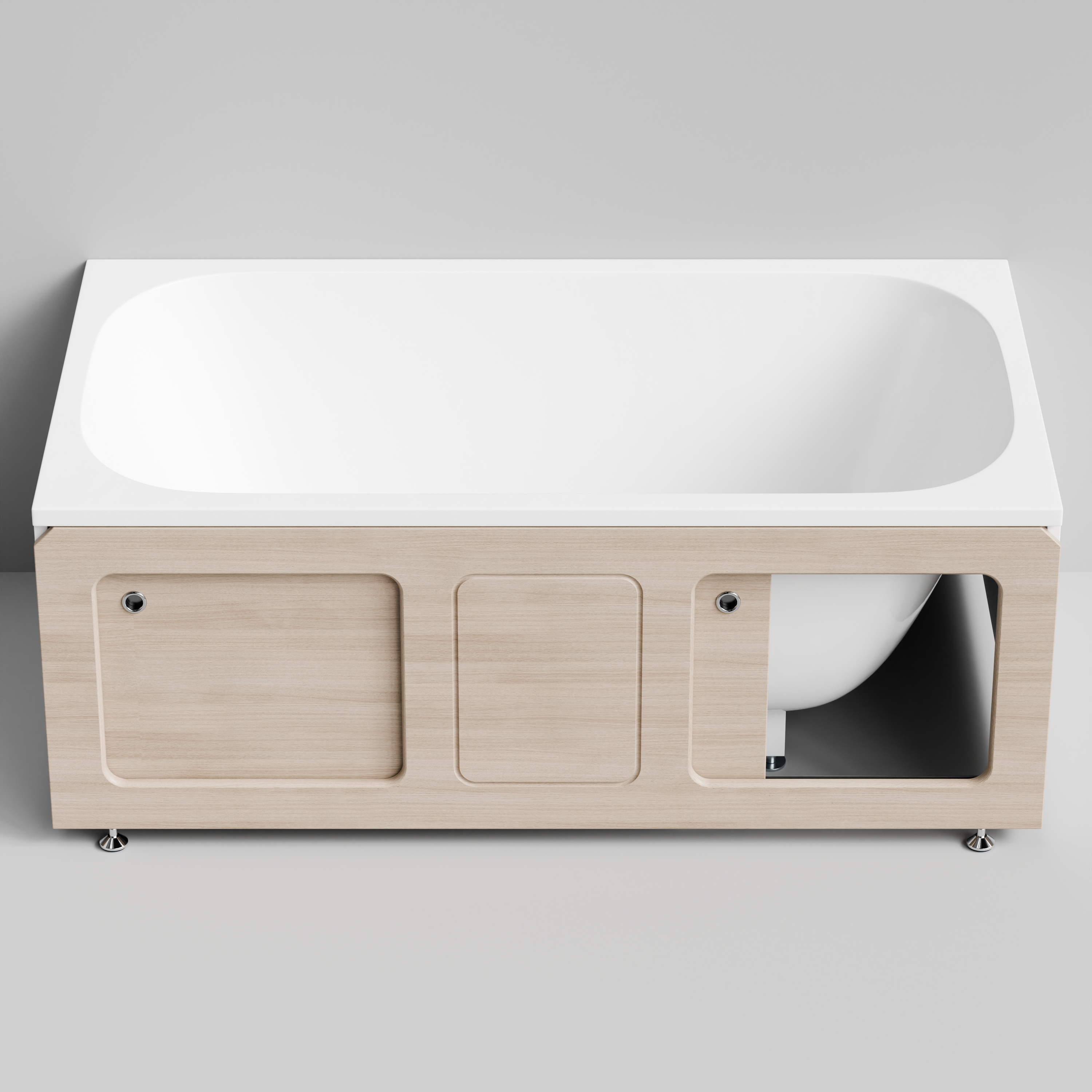 Экран под ванну Vod-ok Хит 150 раздвижной дуб