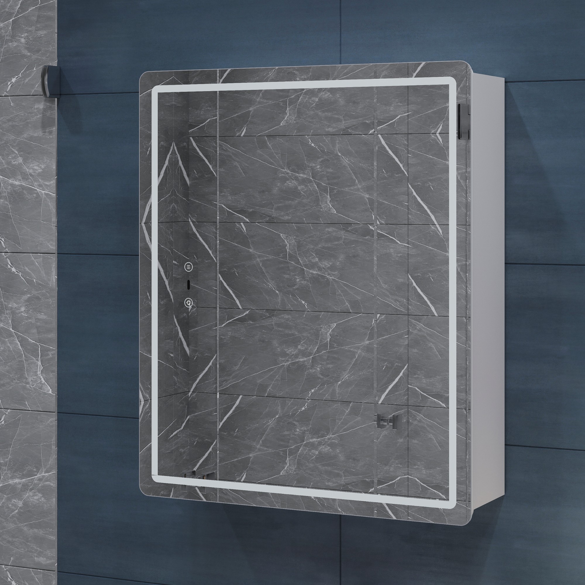 Зеркало Vigo Geometry Step 500 свет, сенсор, антизапотевание