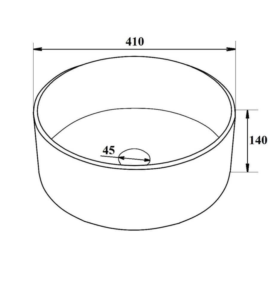 Тумба подвесная Runo Орлеан 70 с раковиной PALLA (D41), белый