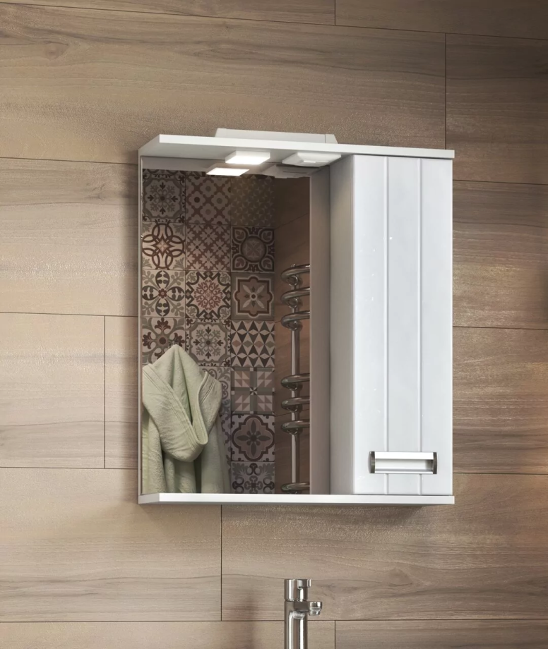 Зеркало-шкаф Vigo Diana 60 R свет, белый