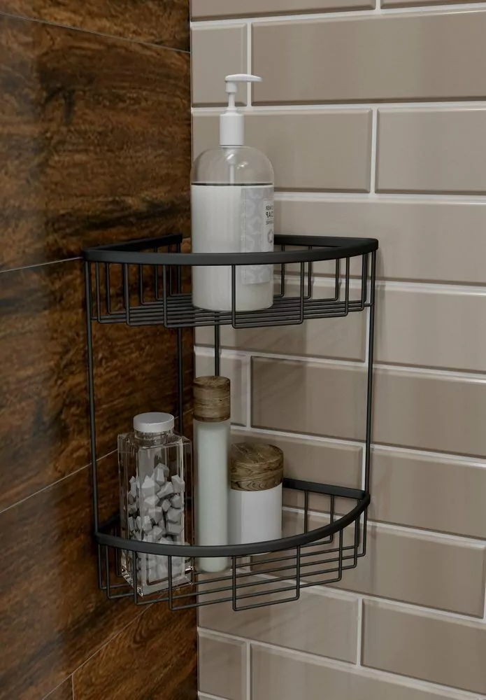 Полка Timo Saona 13082/03 черный матовый