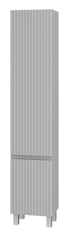 Пенал Brevita Victory 35 напольный/подвесной, L, серый шелк