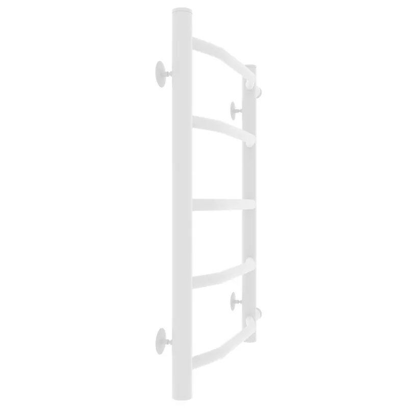 Полотенцесушитель водяной Laris Виктория П5 400х600 МЦ-1 боковой, белый матовый