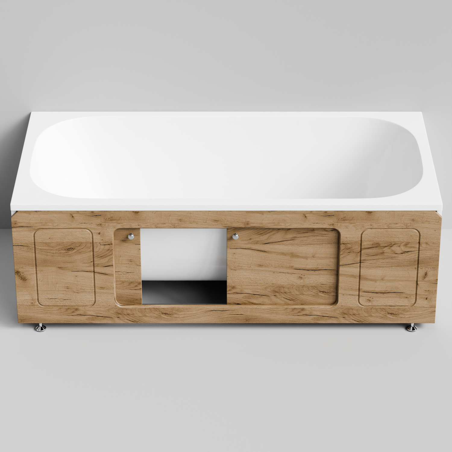 Экран под ванну Vod-ok Лидер 170 раздвижной Дуб Тортуга