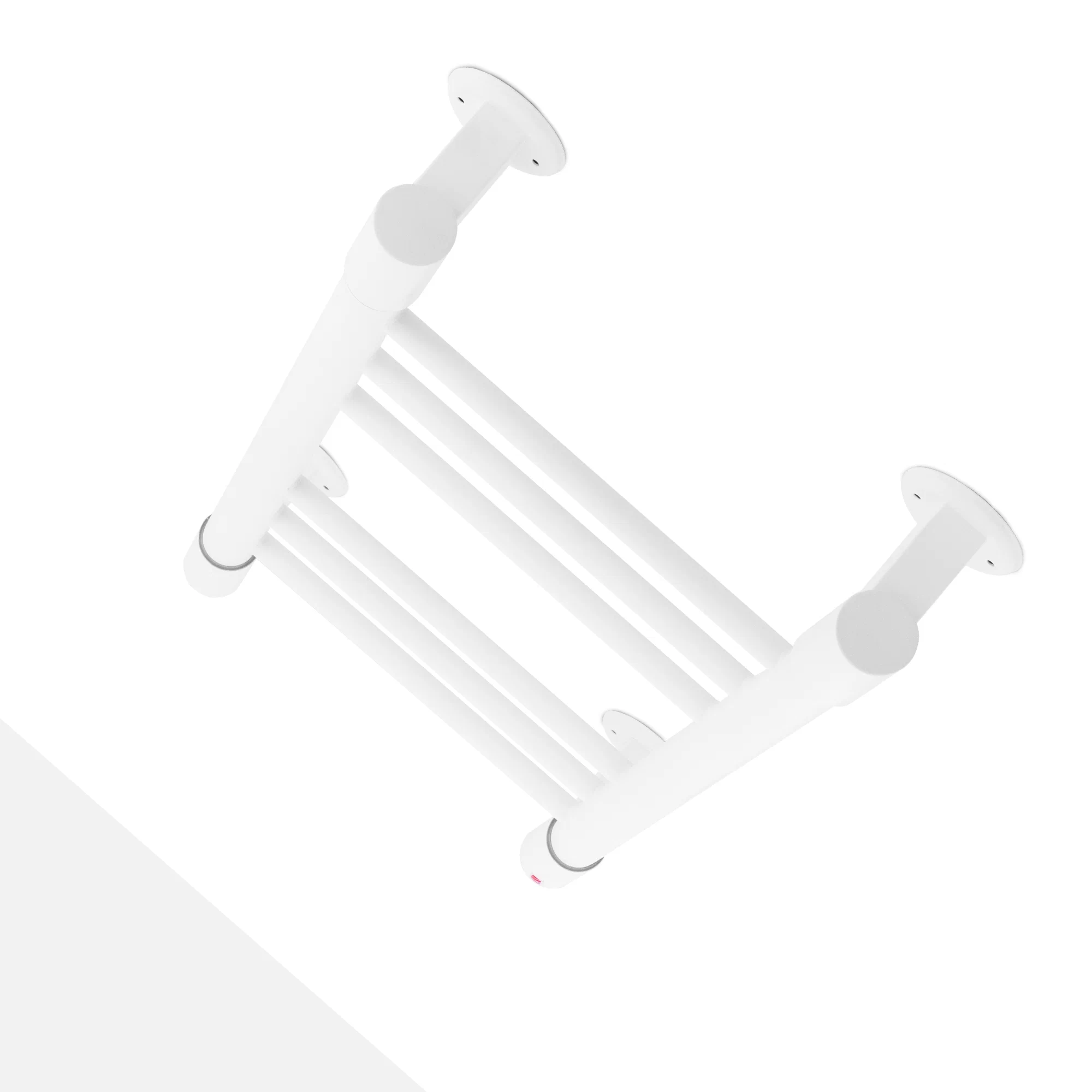 Полотенцесушитель электрический Energy Ergo2 P 650x300 белый матовый, "лесенка" прямая, узкий, скрытый/наружный монтаж