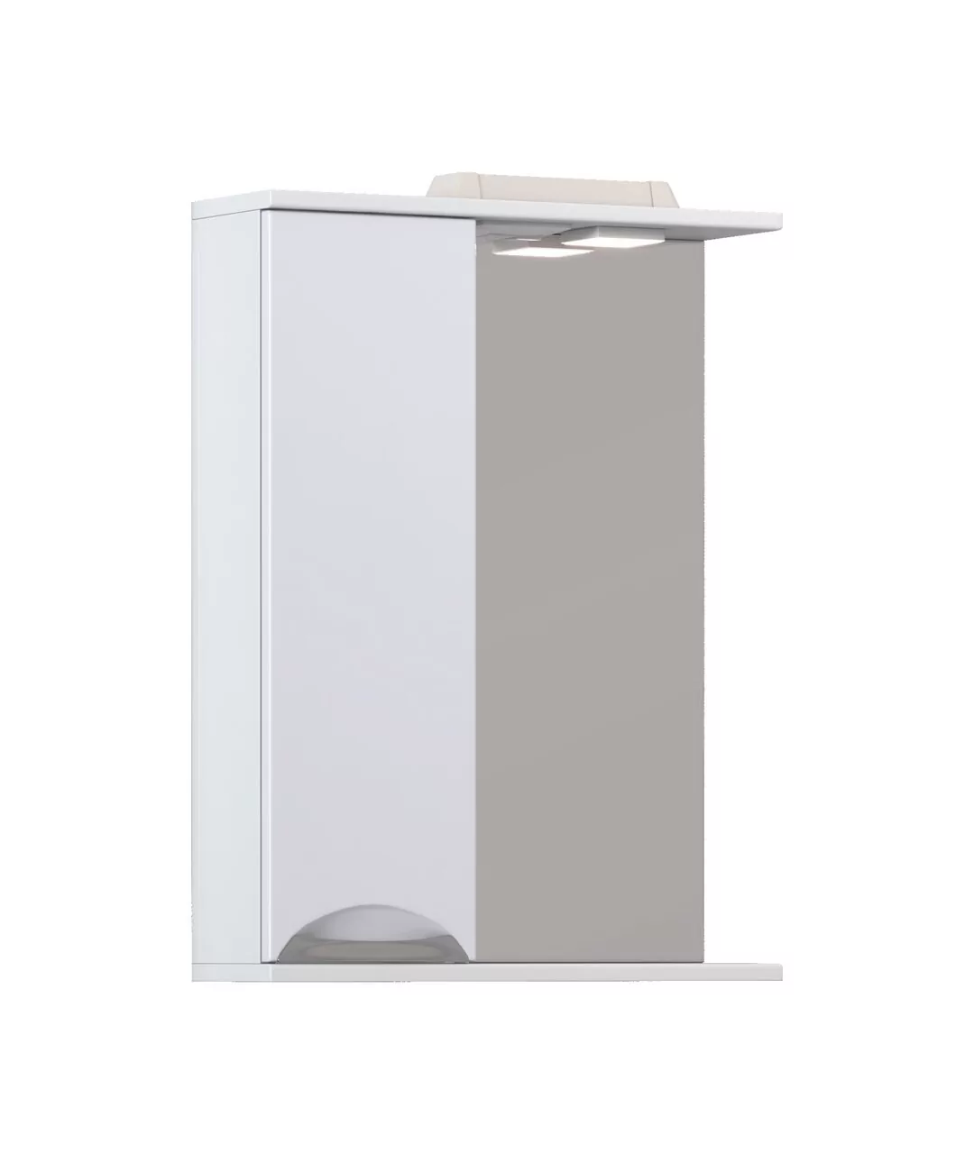 Зеркало со шкафчиком Vigo Callao 50 L, свет, белый