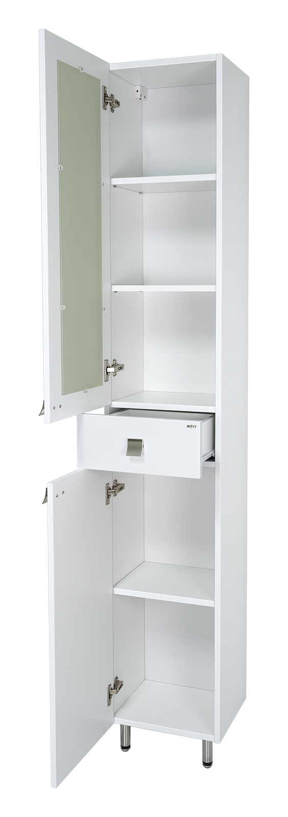 Пенал Misty Урал 35 напольный, L, белый