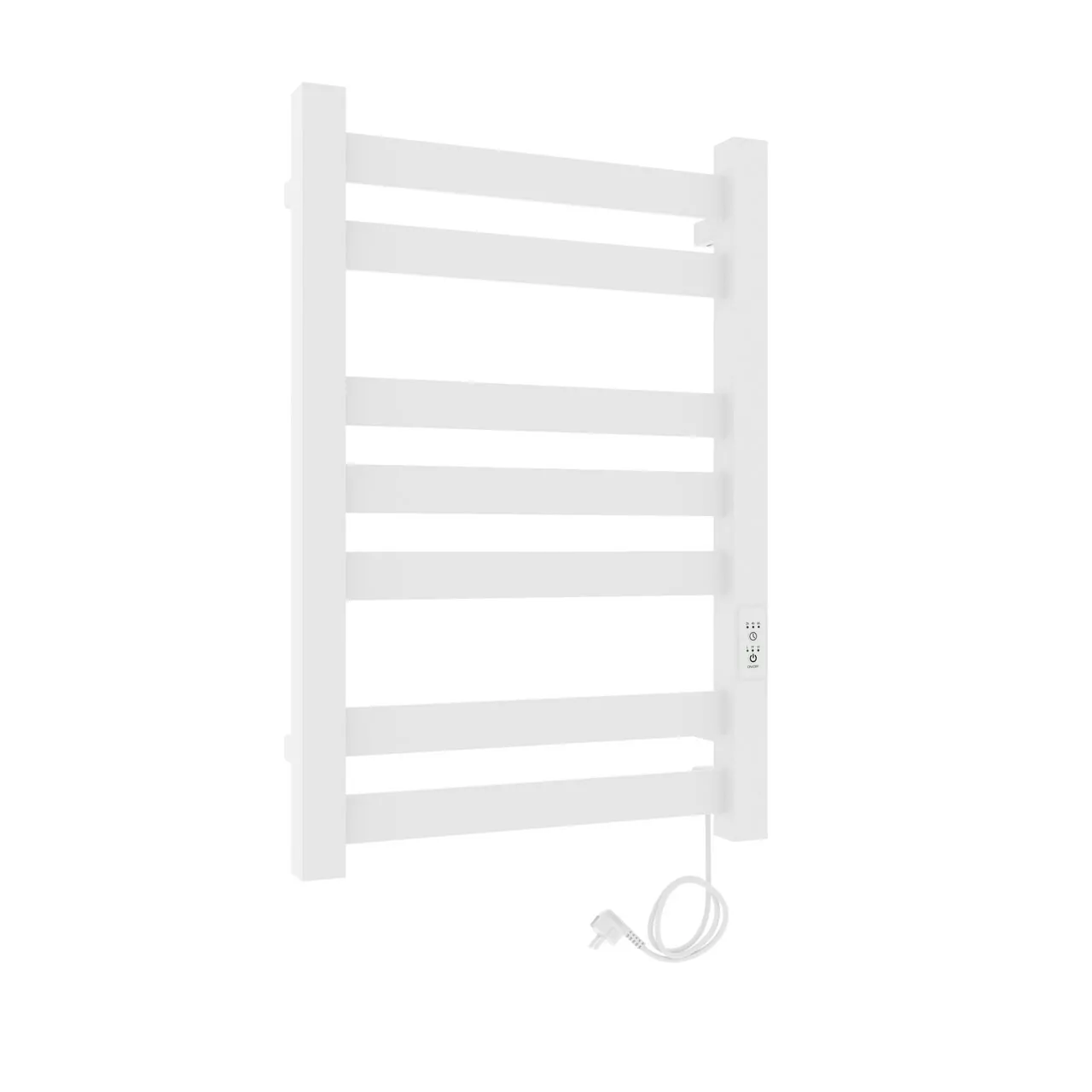 Полотенцесушитель электрический Laris Гефест ЧК П7 500х800 правый, белый матовый