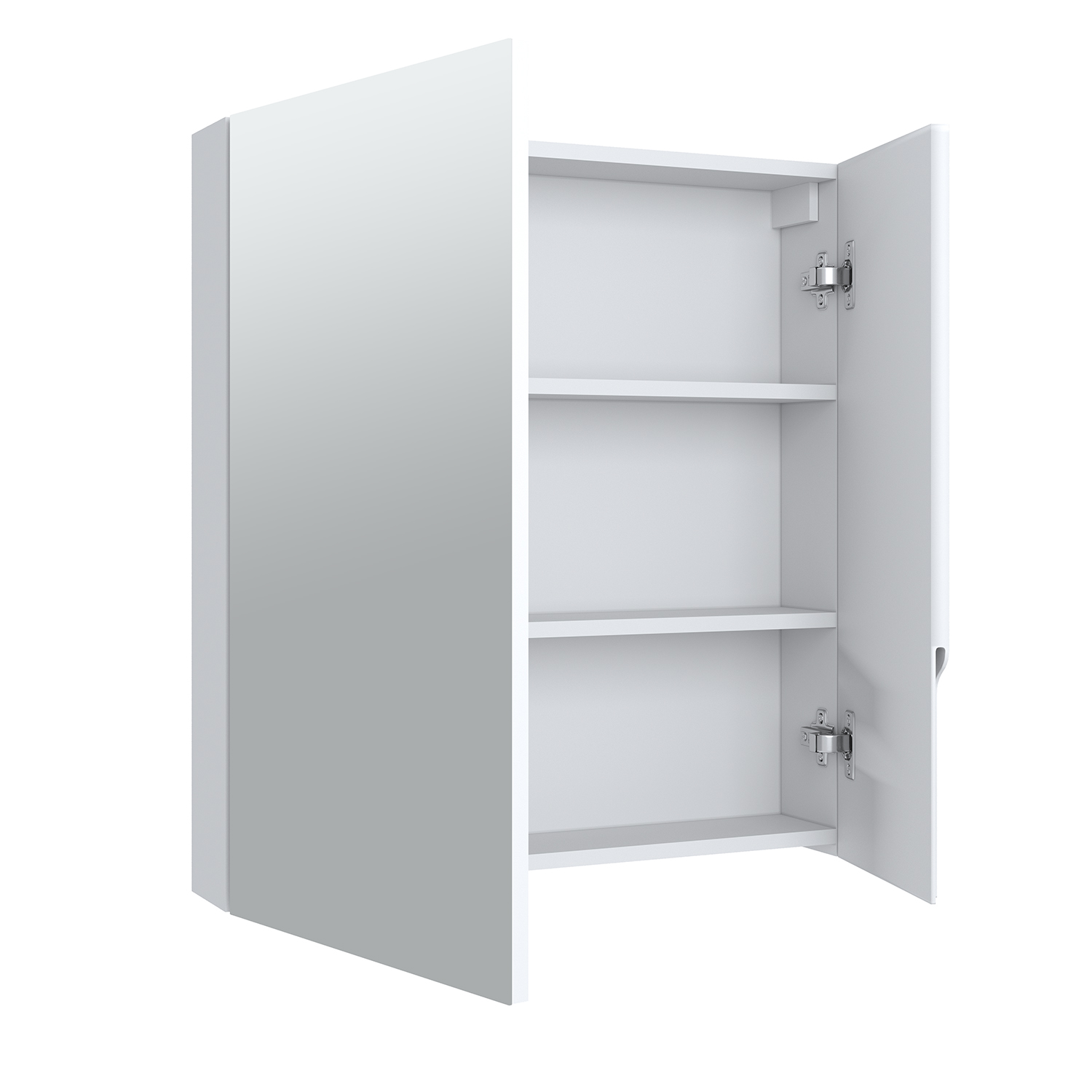 Зеркало-шкаф Runo Стокгольм 60 белый