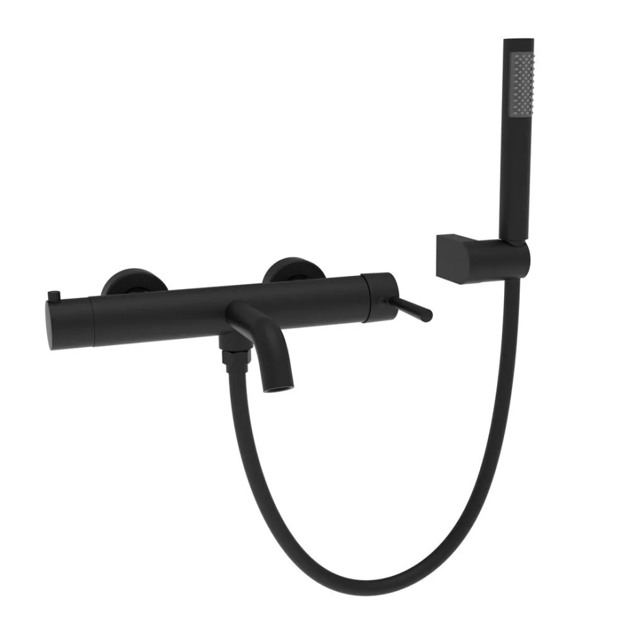 Смеситель для ванны Raiber Graceful RPB-003 черный матовый