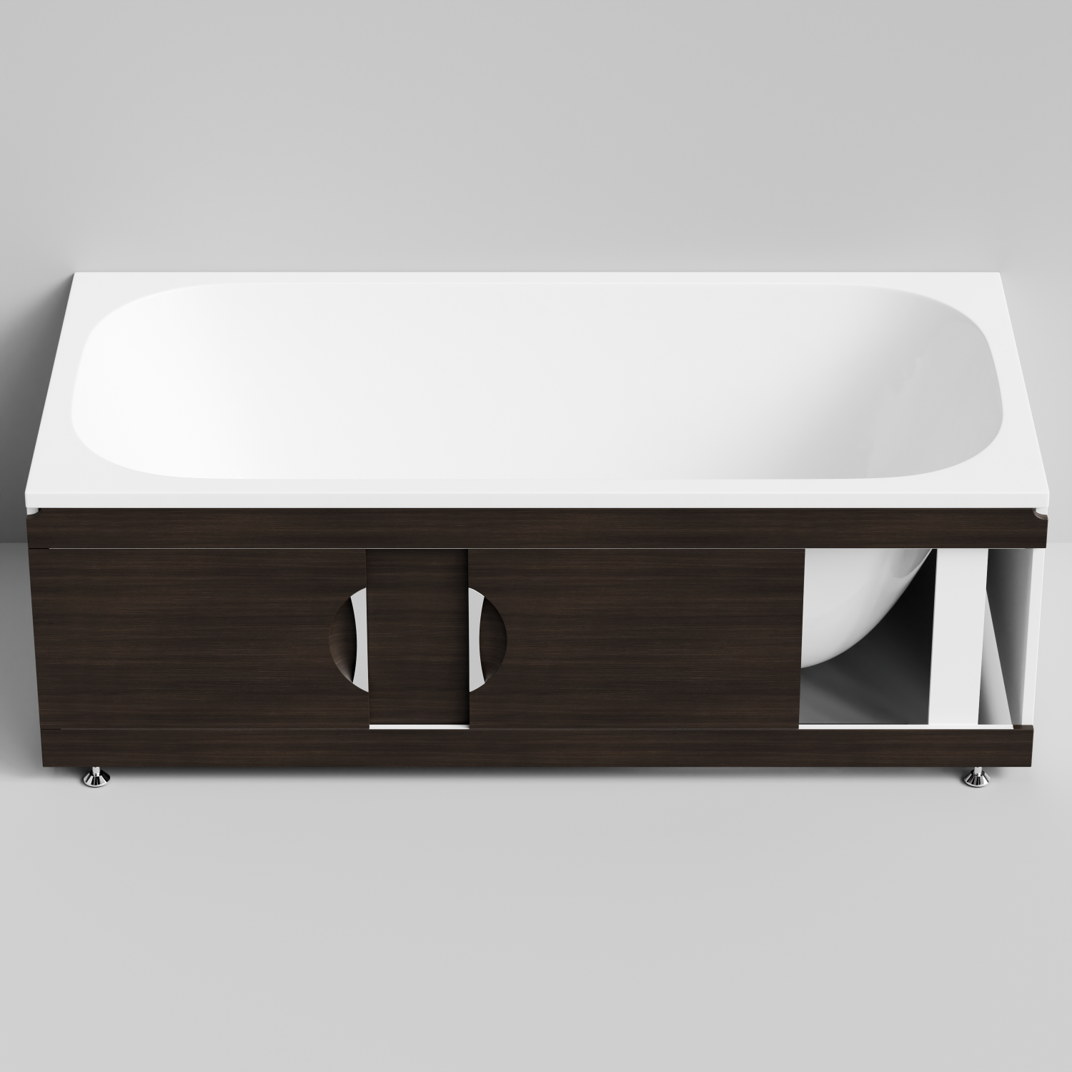 Экран под ванну Vod-ok Топ 170 раздвижной Палисандр