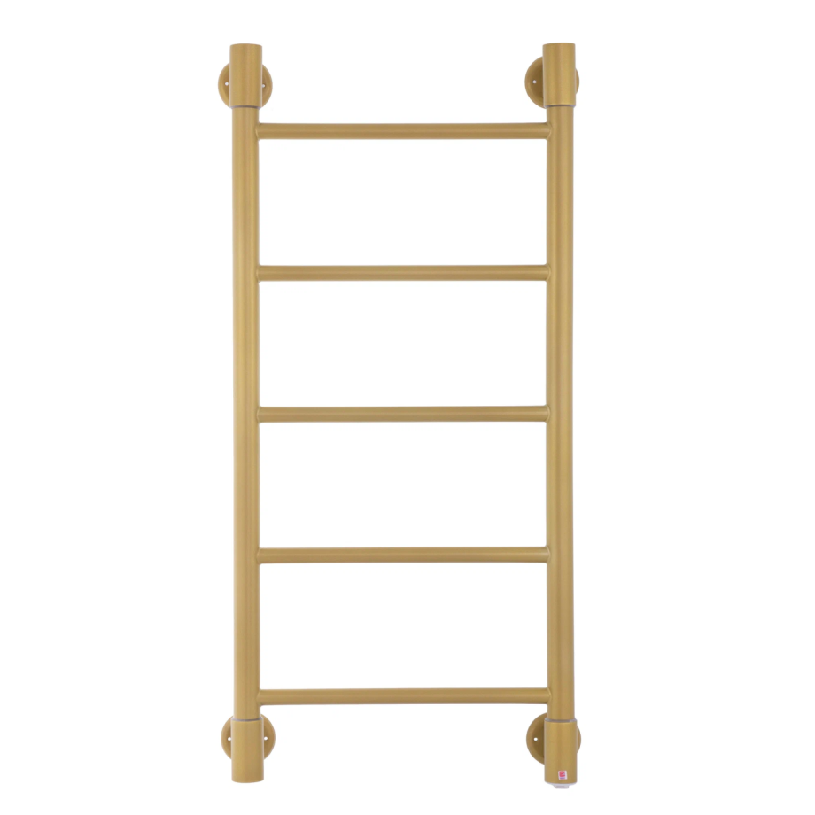 Полотенцесушитель электрический Energy H2 850x400 золото микс, лесенка прямая, сталь AISI304, скрытый/наружный монтаж