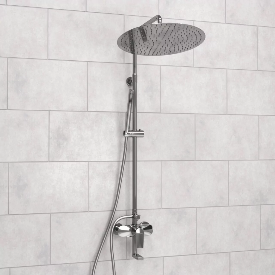 Душевая стойка WasserKraft A166.117.137.087.CH хром