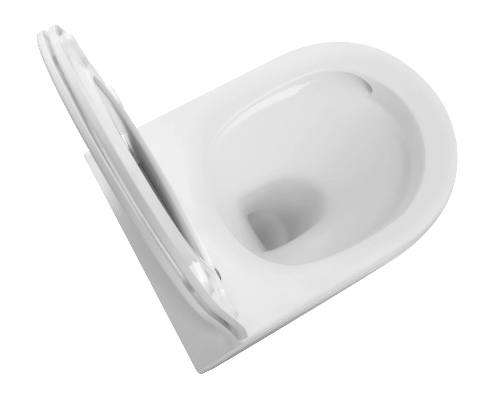 Унитаз SantiLine SL-5025 подвесной, торнадо, микролифт, белый