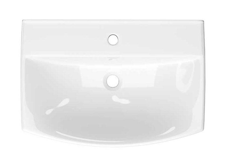 Тумба напольная SanStar Линни 60 с раковиной Клермонт 60, белая