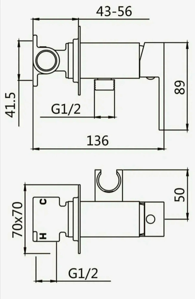 Смеситель с гигиеническим душем BOCH MANN RESIA W CK-P11W, белый от магазина Vanna-Vanna.ru!