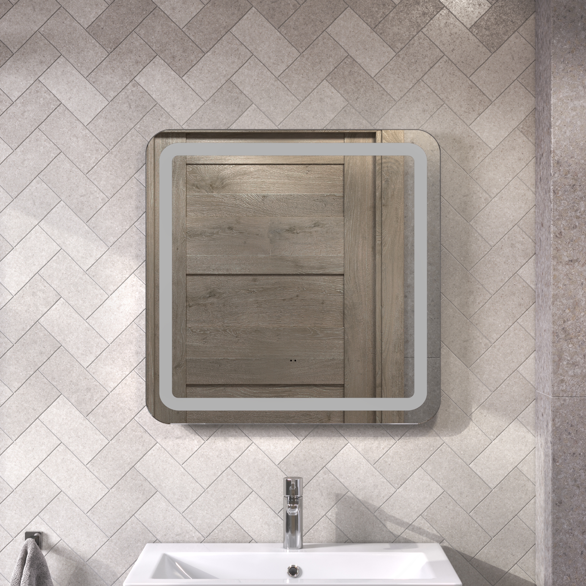 Зеркало Vigo Jess Classic 700 свет, сенсор