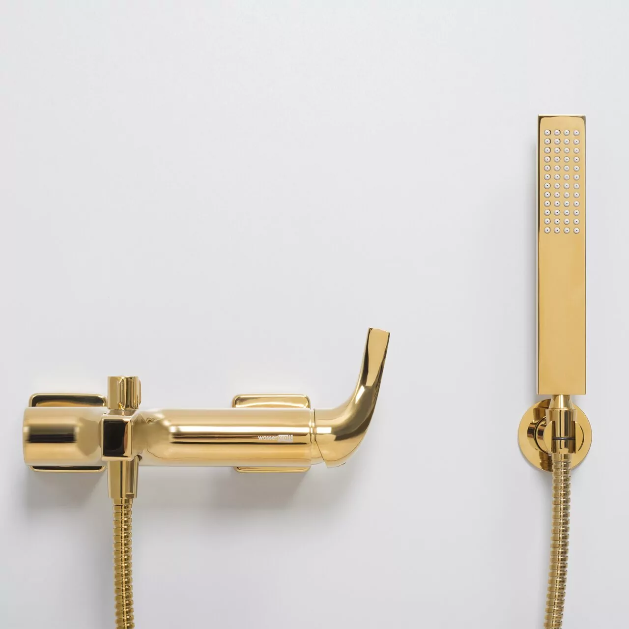 Смеситель для ванны WasserKraft Sauer 7101 глянцевое золото