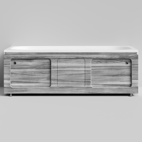 Экран под ванну Vod-ok Хит 170 раздвижной Лиственница структурная контрастно-серая