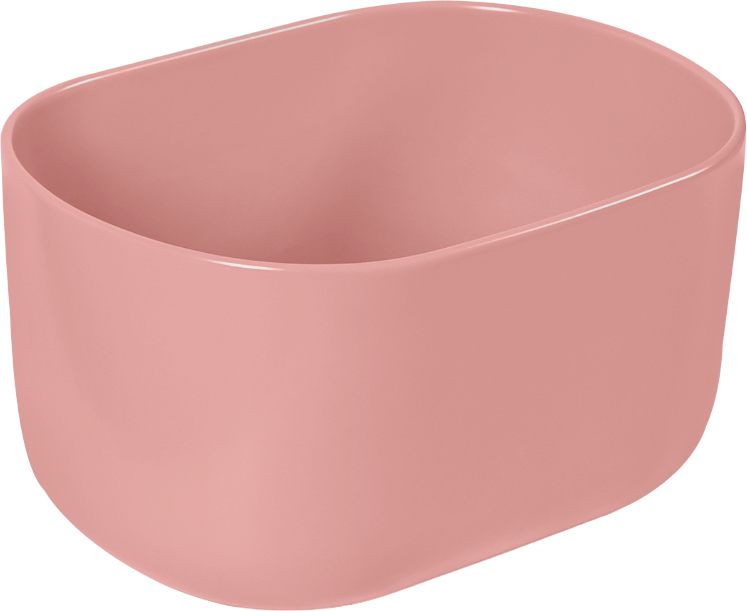 Раковина SantiLine SL-1113MP накладная, персиковый матовый