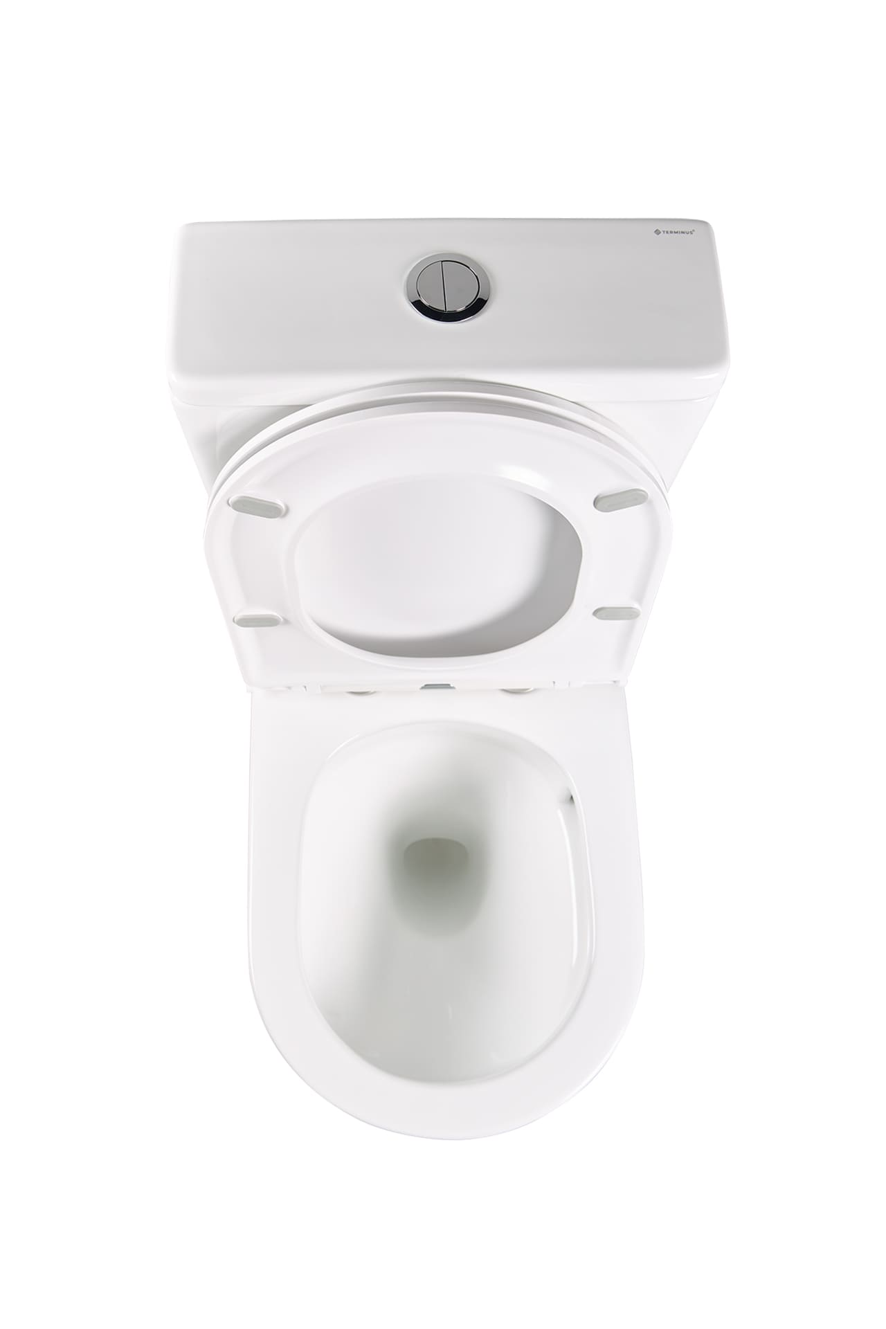 Унитаз напольный безободковый Terminus Аврора 625х390 белый
