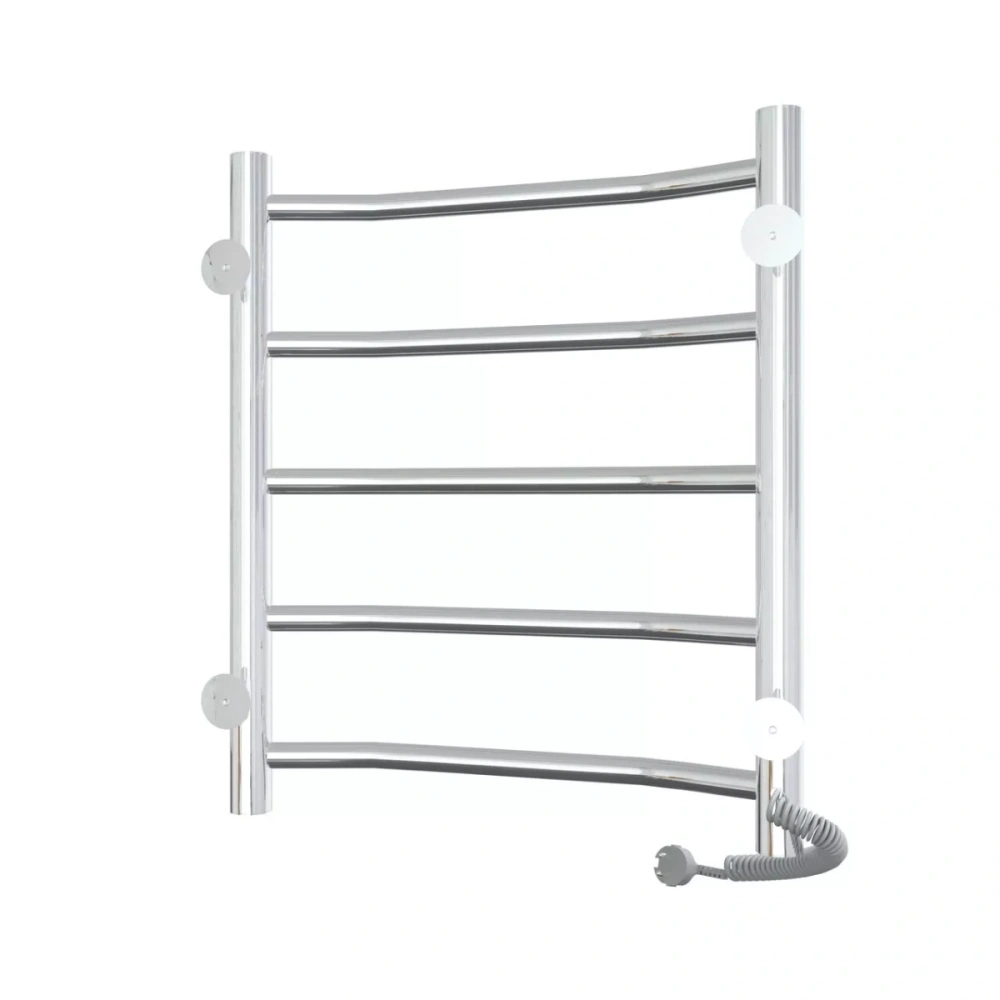 Полотенцесушитель электрический Laris Виктория П5 400х500 с терморегулятором, левый, хром от магазина Vanna-Vanna.ru!