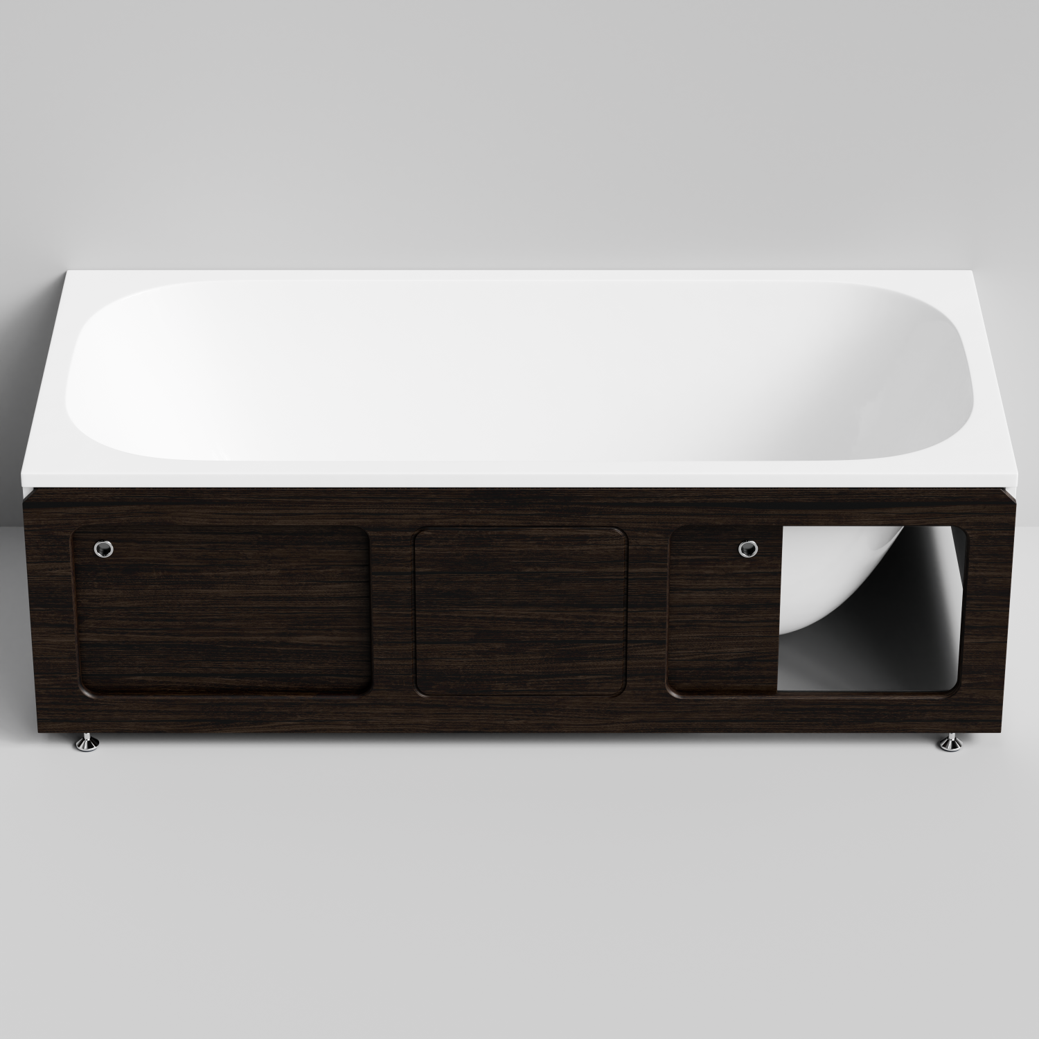 Экран под ванну Vod-ok Хит 180 раздвижной венге