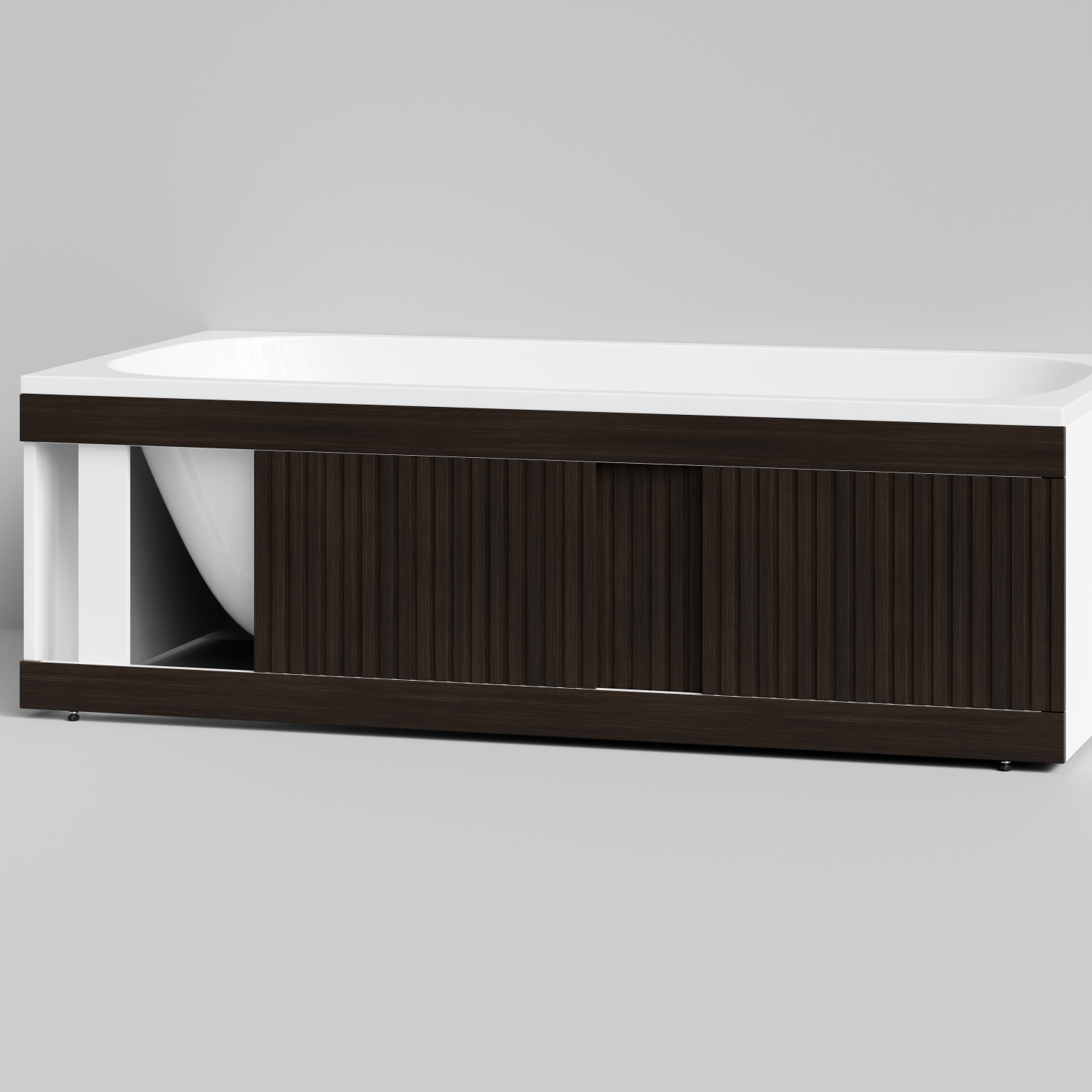 Экран под ванну Vod-ok Тач 170 раздвижной Палисандр