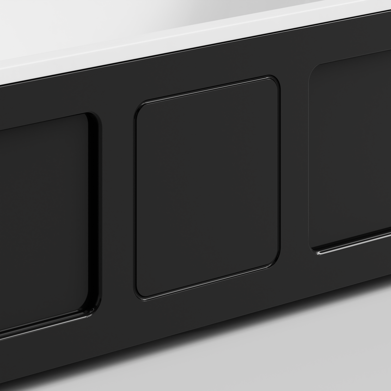 Экран под ванну Vod-ok Хит 170 раздвижной Черный глянец