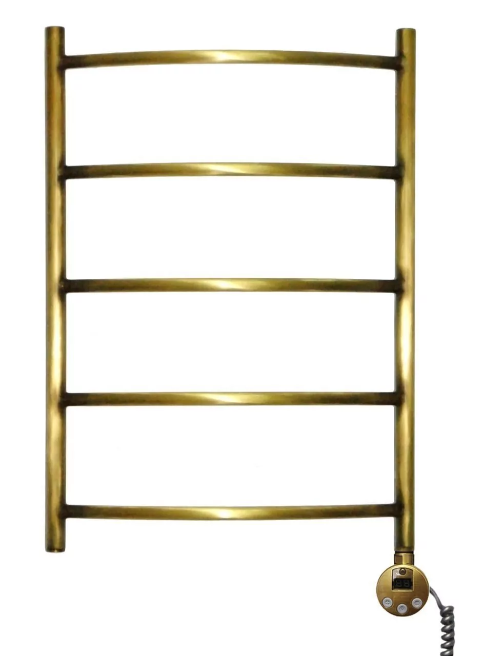 Полотенцесушитель электрический Domoterm Калипсо П5 500х700 АБР ER правый, античная бронза