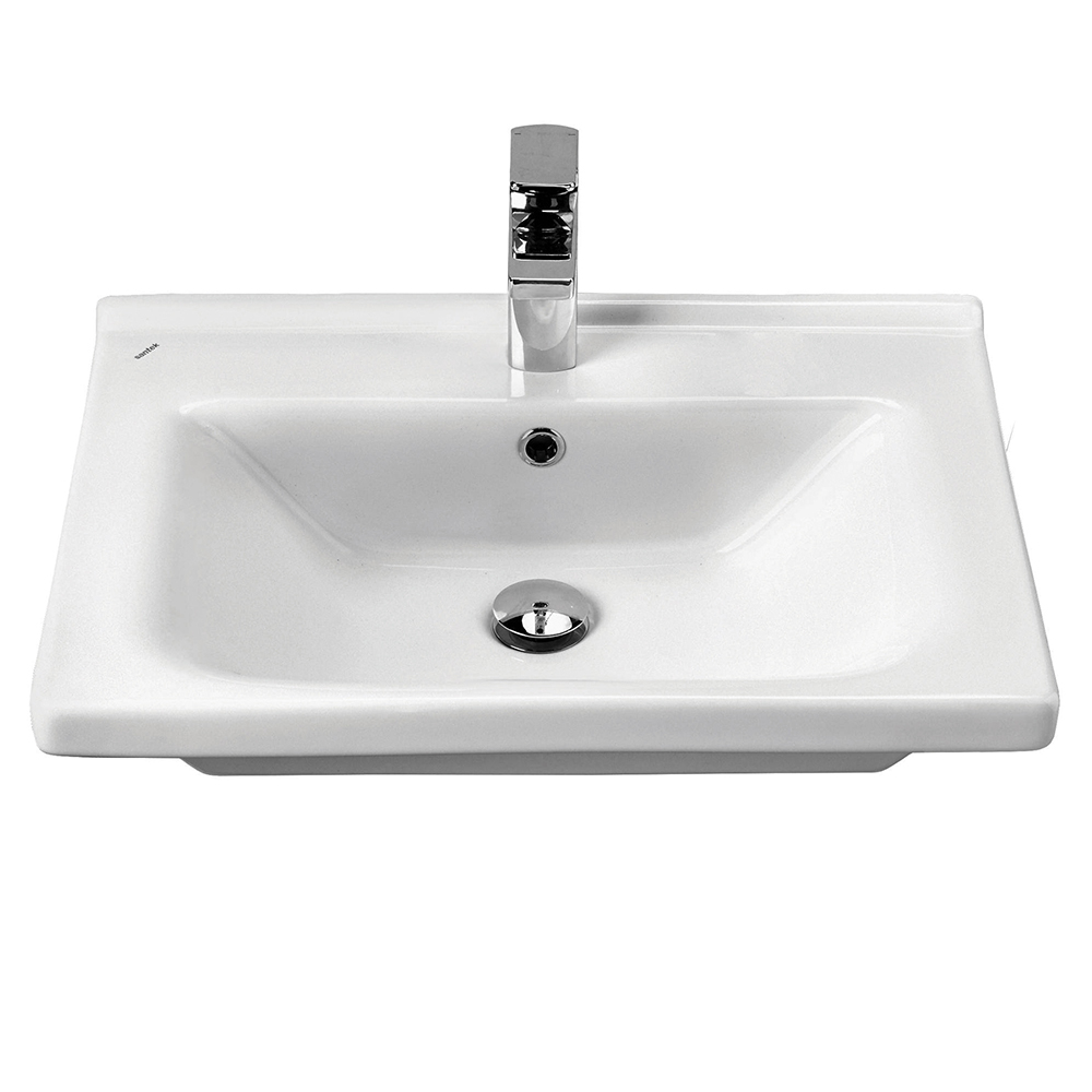 Мебель для ванной Асб-мебель Адель 80 комплект, напольный, белый/дуб сонома