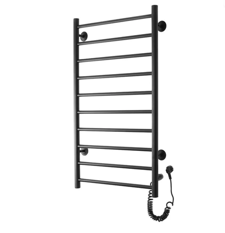 Полотенцесушитель электрический Domoterm Аврора DMT 109-10 50х90 EK R правый, черный матовый