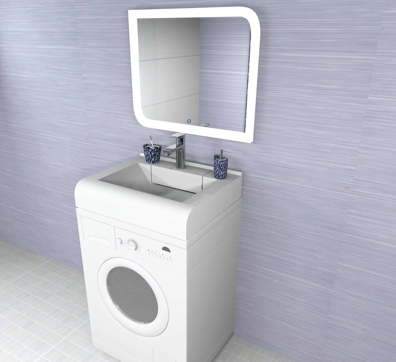 Раковина Stella Polar Корини 60х51 белая от магазина Vanna-Vanna.ru!