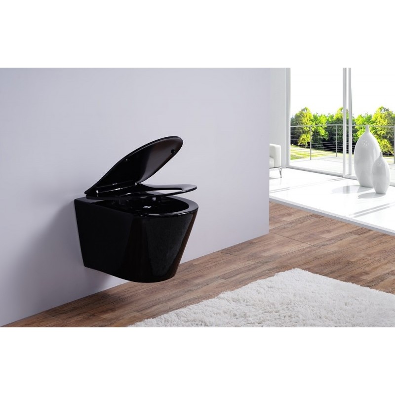 Унитаз подвесной Esbano CLAVEL (Black) 480x360x355 от магазина Vanna-Vanna.ru!
