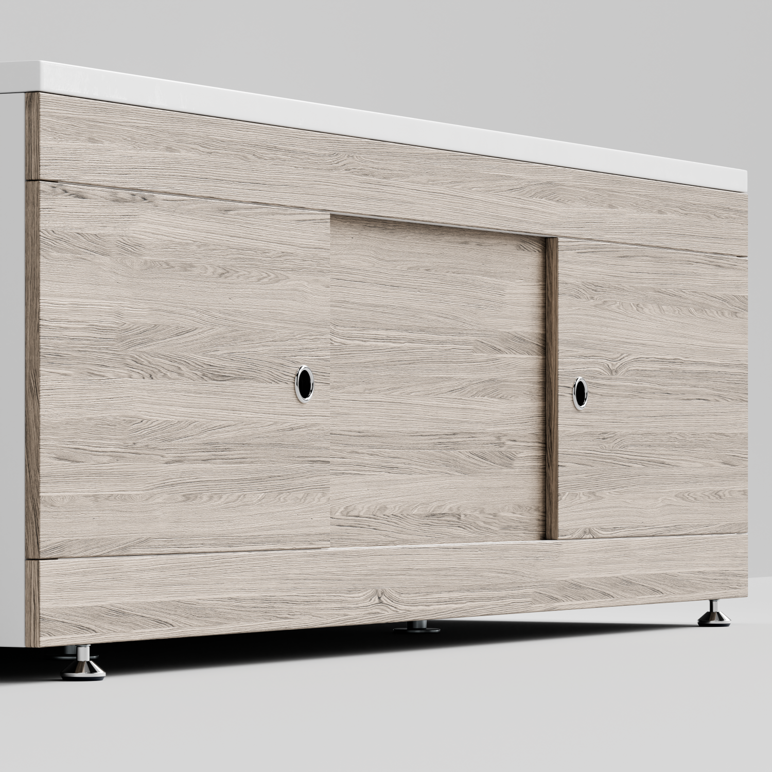 Экран под ванну Vod-ok Купе 170 раздвижной Дубослив ореховый светлый