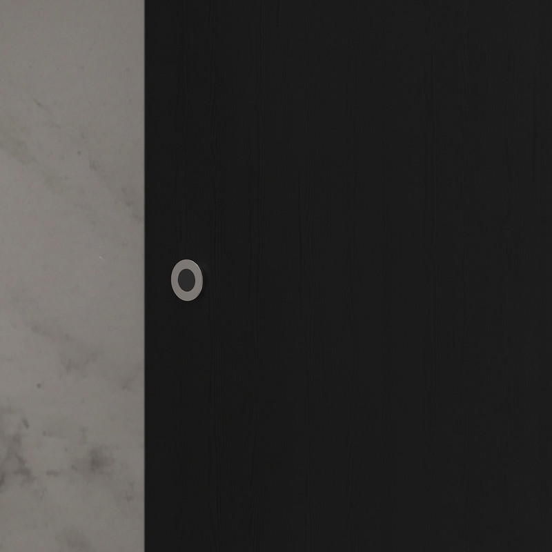 Пенал EQUIL Stoune 36 подвесной, универсальный, дуб черный