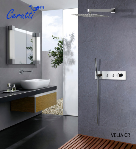 Душевой комплет Ceruttispa VELIA CR CT10398 хром от магазина Vanna-Vanna.ru!