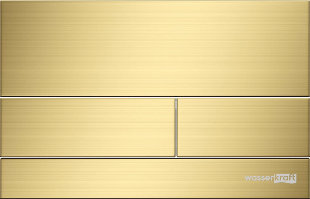 Смывной бачок WasserKraft Aller 10TLT.031.ME.MG04 скрытого монтажа, с кнопкой матовое золото
