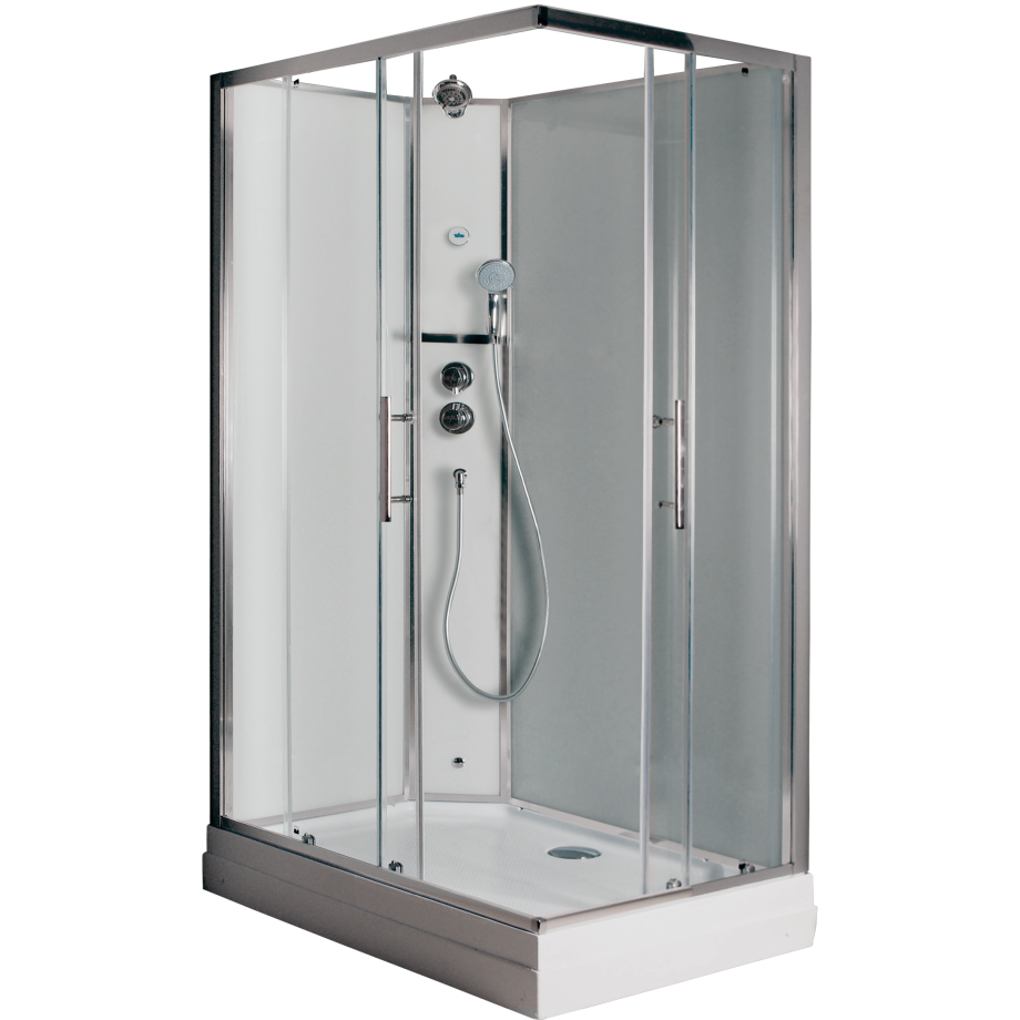 Душевая кабина Timo Premium ILMA 102 L с крышей, хамам и стульчиком 120*80*222